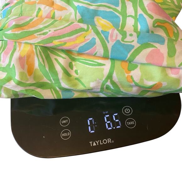 Lilly Pulitzer Size 0 Richelle Strapless Tie Back Dress Elephant Ear Green Pink - Picture 13 of 14